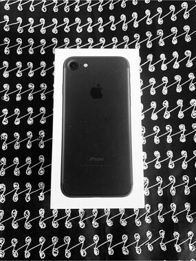 Empty iPhone 7 Box and Apple Stickers